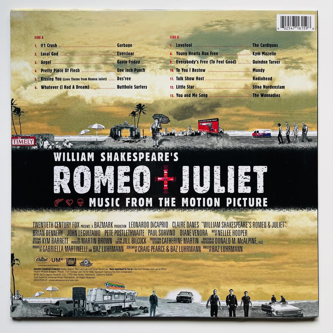 新品限定 レコード〔 Romeo + Juliet ロミオ+ジュリエット 〕