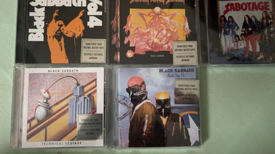 夢が一度に！ブラックサバス 廃版リマスター オジー期8枚セット で出品