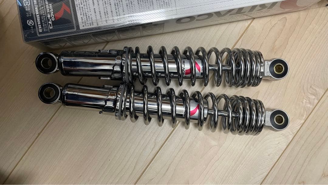 キタコ(KITACO) リアショック メッキ/メッキ 305mm モンキー