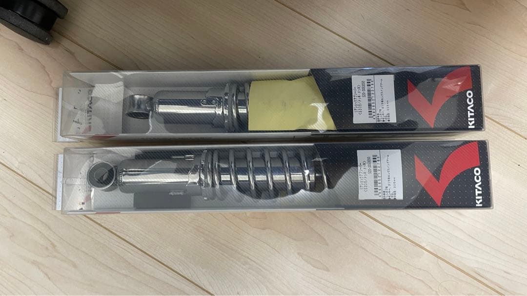 キタコ(KITACO) リアショック メッキ/メッキ 305mm モンキー