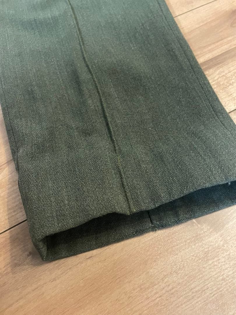 チ*城様 L.L.Bean 筆記体タグ オリーブ ウィップコード・スラックス