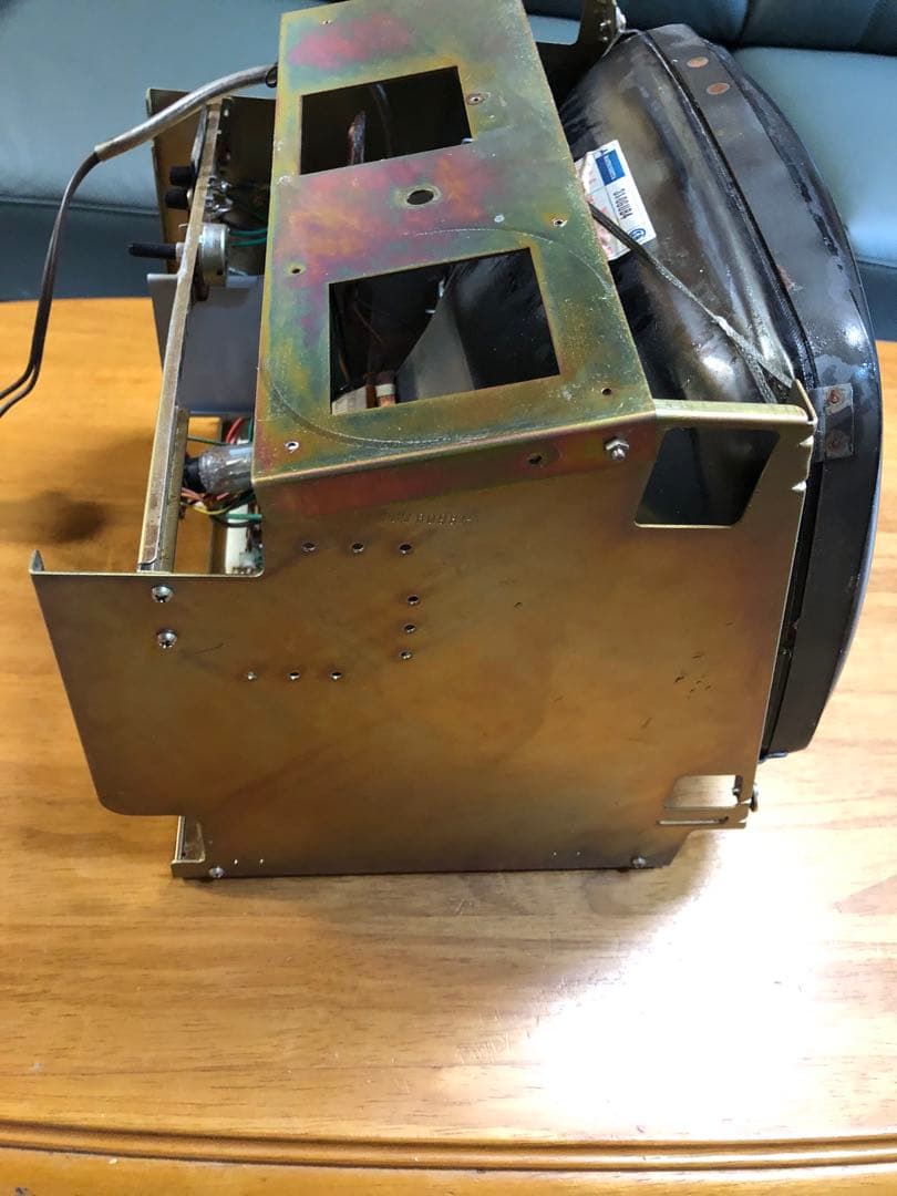 昭和レトロ　アーケードゲーム テーブルゲーム用モニター　松下白黒モニター