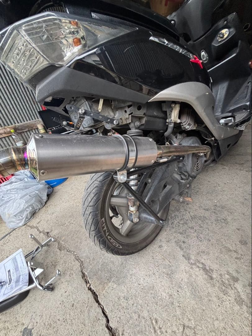 シグナス2．3型ガレージバル　80π レース用マフラー　タイプ3