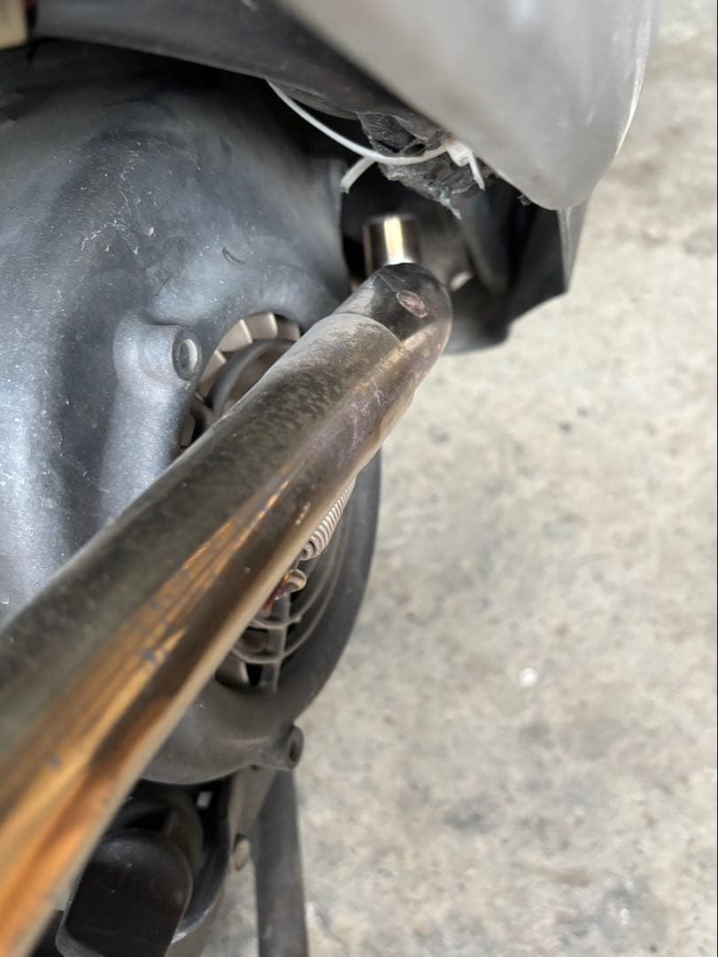 シグナス2．3型ガレージバル　80π レース用マフラー　タイプ3