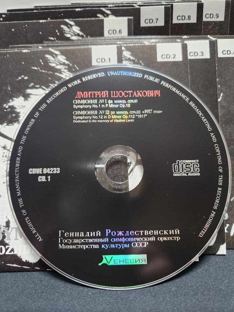 ロジェストヴェンスキー:ショスタコーヴィチ交響曲全集