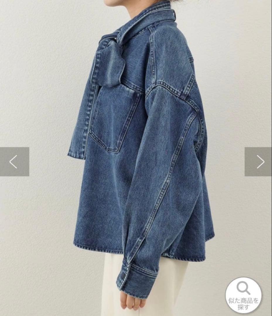 ウィムガゼット　デニムボウタイジャケット