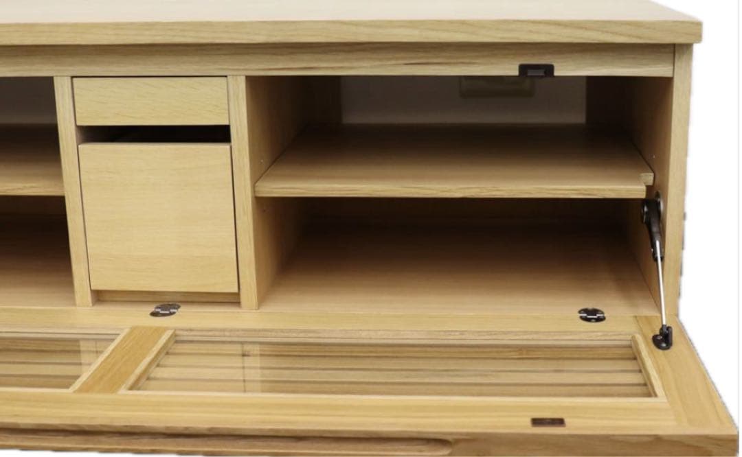 大塚家具　idc キャビネット テレビ台　ナラ材　ナチュラル　北欧