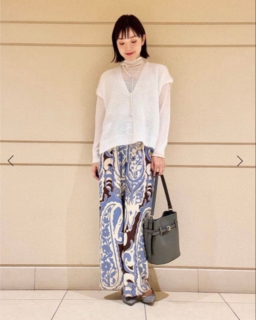 アナイ♡2026SS♡ ラメシャギーＶネックジレ