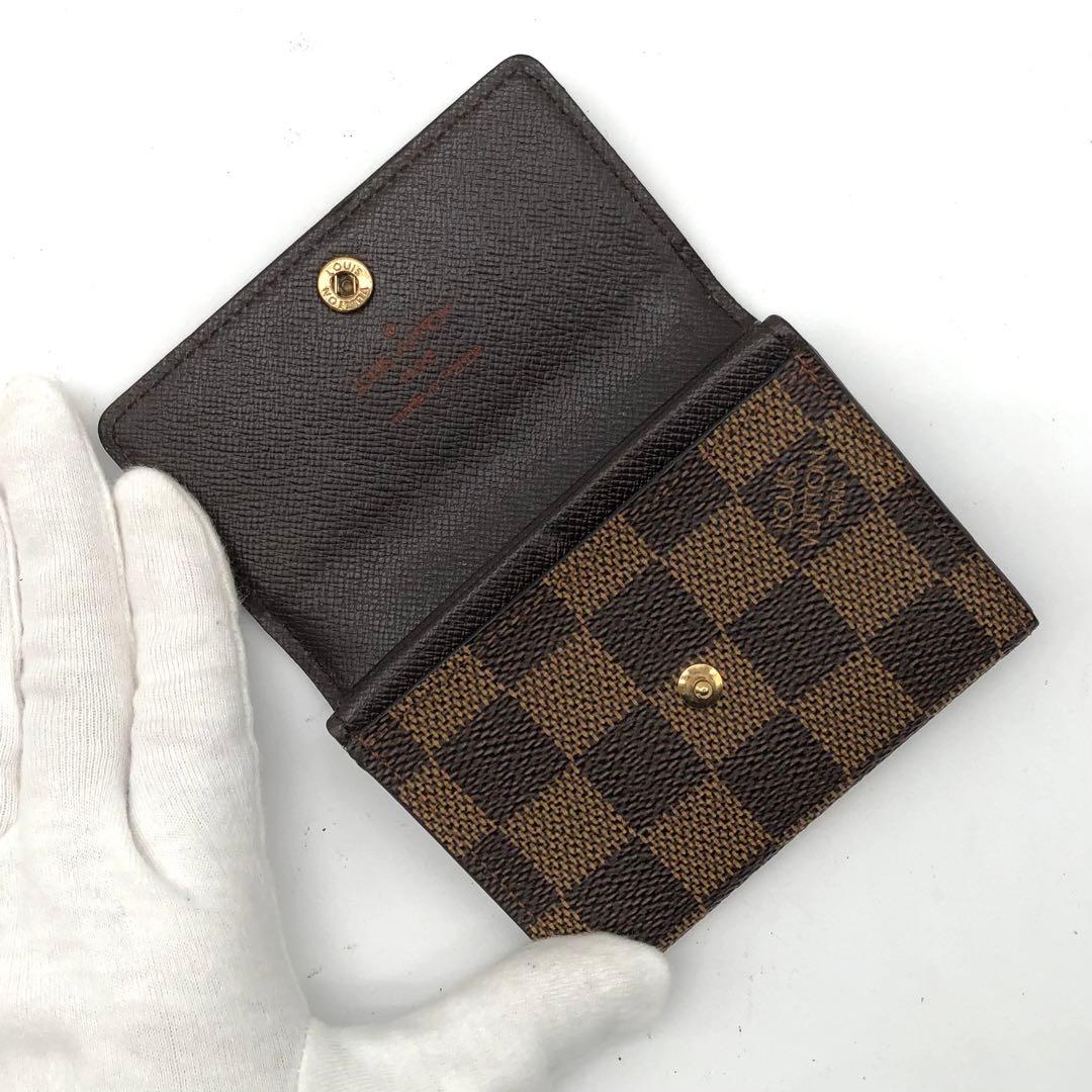 ルイヴィトン ケース ダミエ 小銭入れ ポルトモネプラ パース