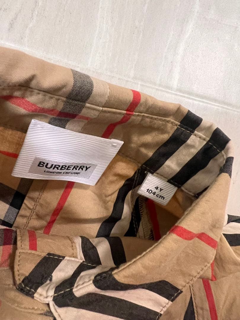 チェック柄　シャツワンピース