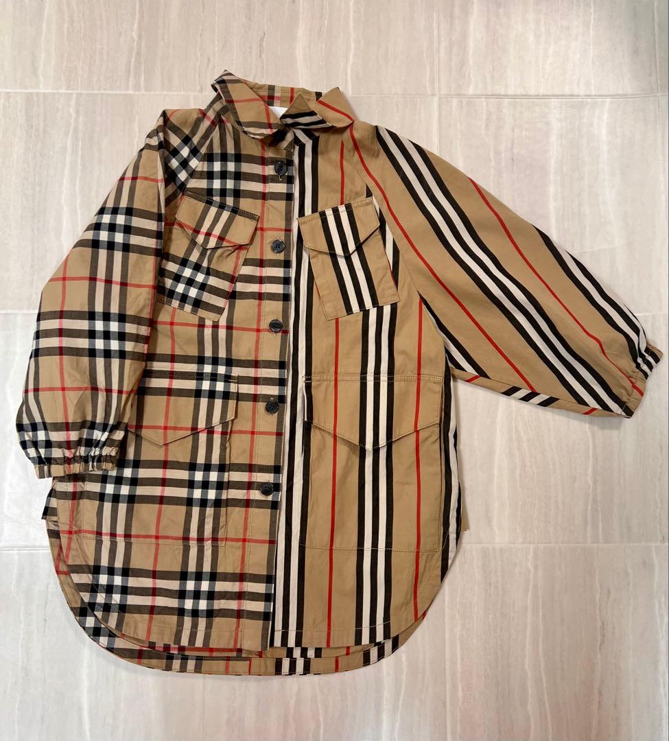 チェック柄　シャツワンピース