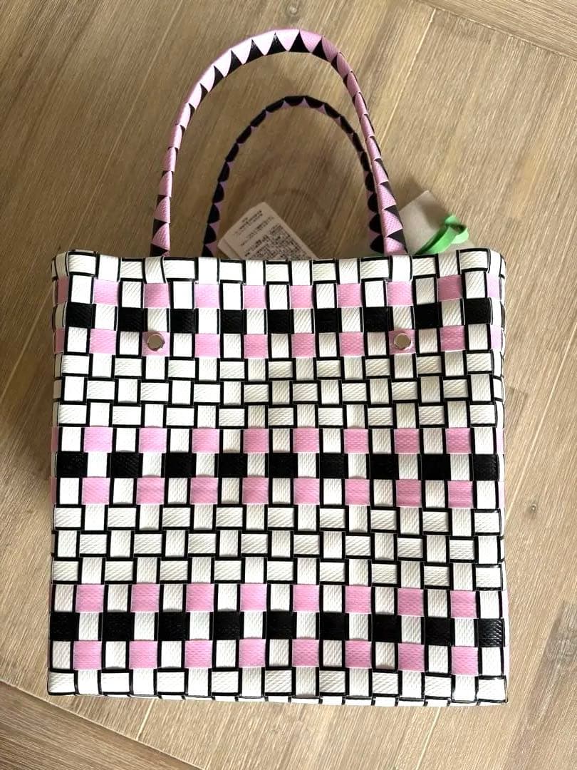 新品未使用★ マルニマーケット★バスケット・リリーホワイト