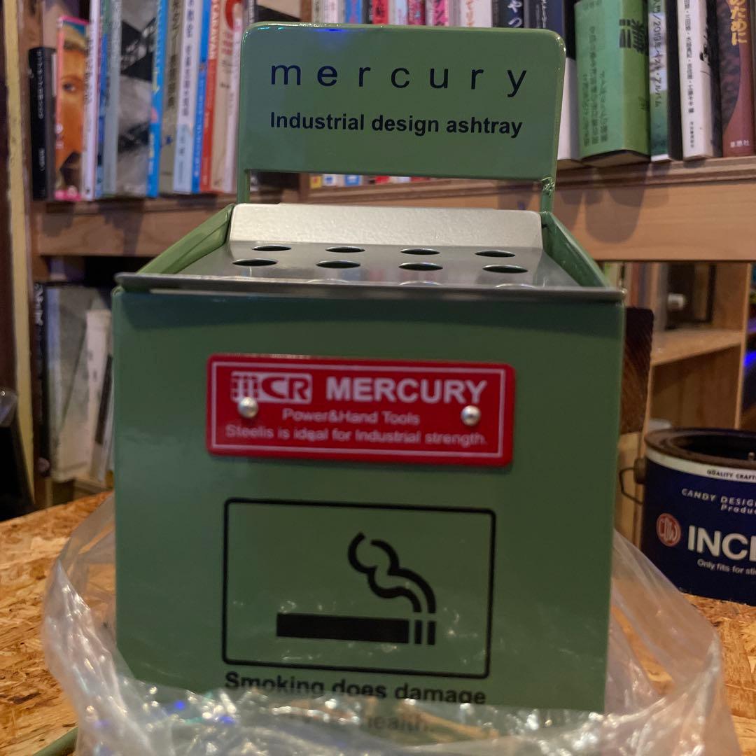 倉庫発掘　廃盤　MERCURY ブリキ灰皿　アメリカ雑貨　インテリア