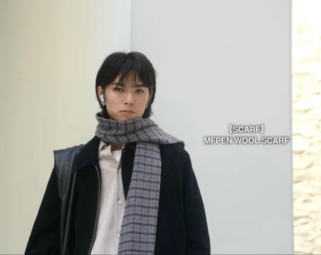 【新品未使用】MFPEN herreekvipering WOOL SCARF