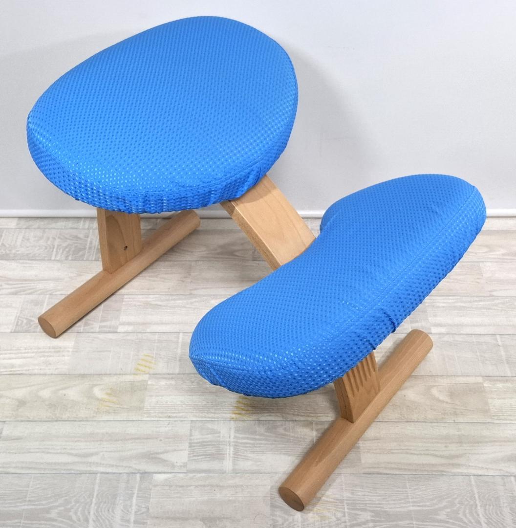 美品！★サカモトハウス★バランスチェア バランスイージー★専用カバー付★リボ社