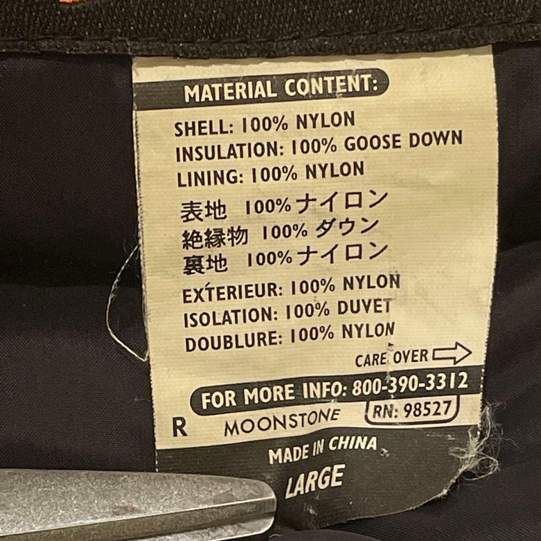 90s★ムーンストーン★ダウンベスト★マンゴーゴールド★L★ダウンパンパン