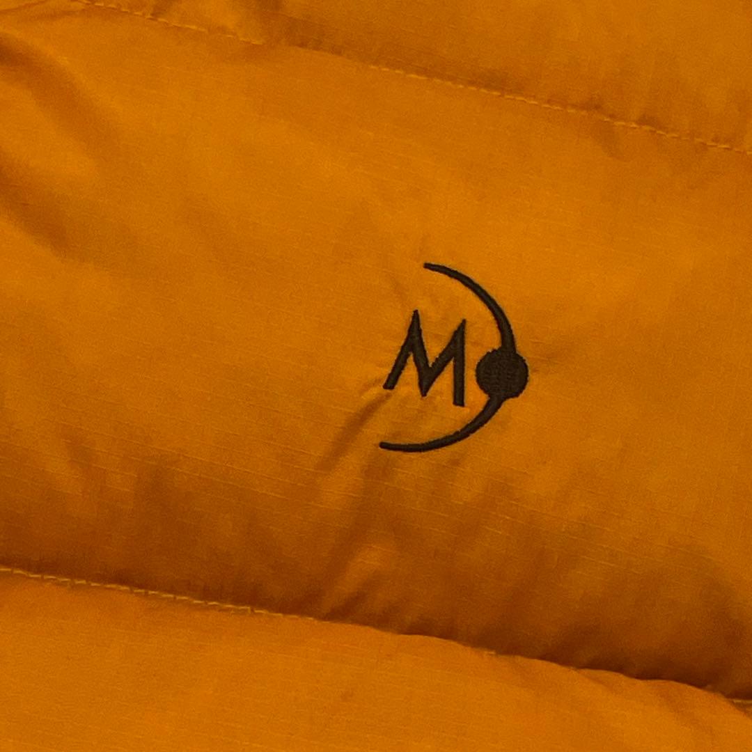 90s★ムーンストーン★ダウンベスト★マンゴーゴールド★L★ダウンパンパン