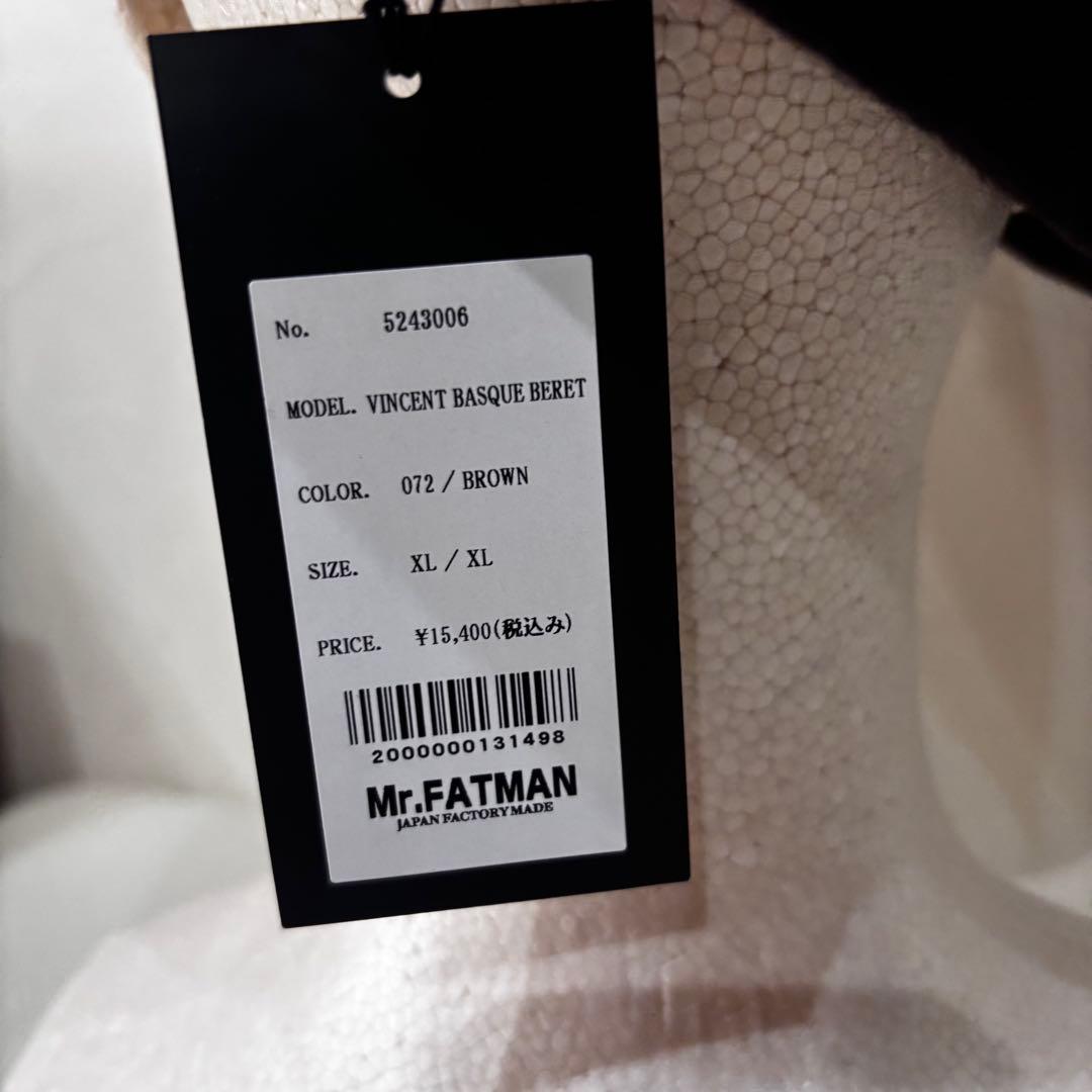 新品【Mr.FATMAN】ファットマン　VINCENT BASQUE ベレー帽