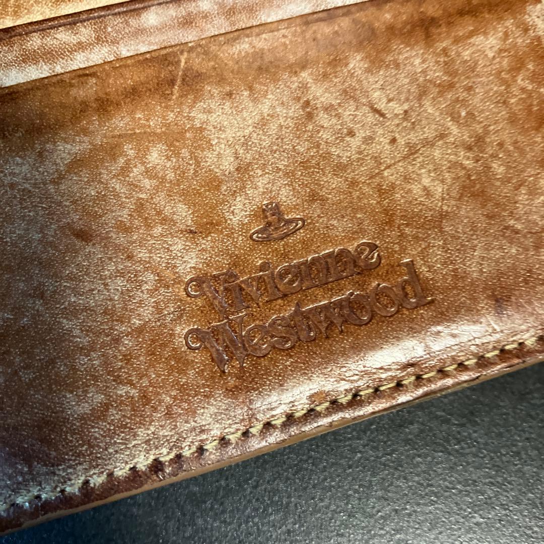 Vivienne Westwood 二つ折り財布 ブラウン ヴィンテージ
