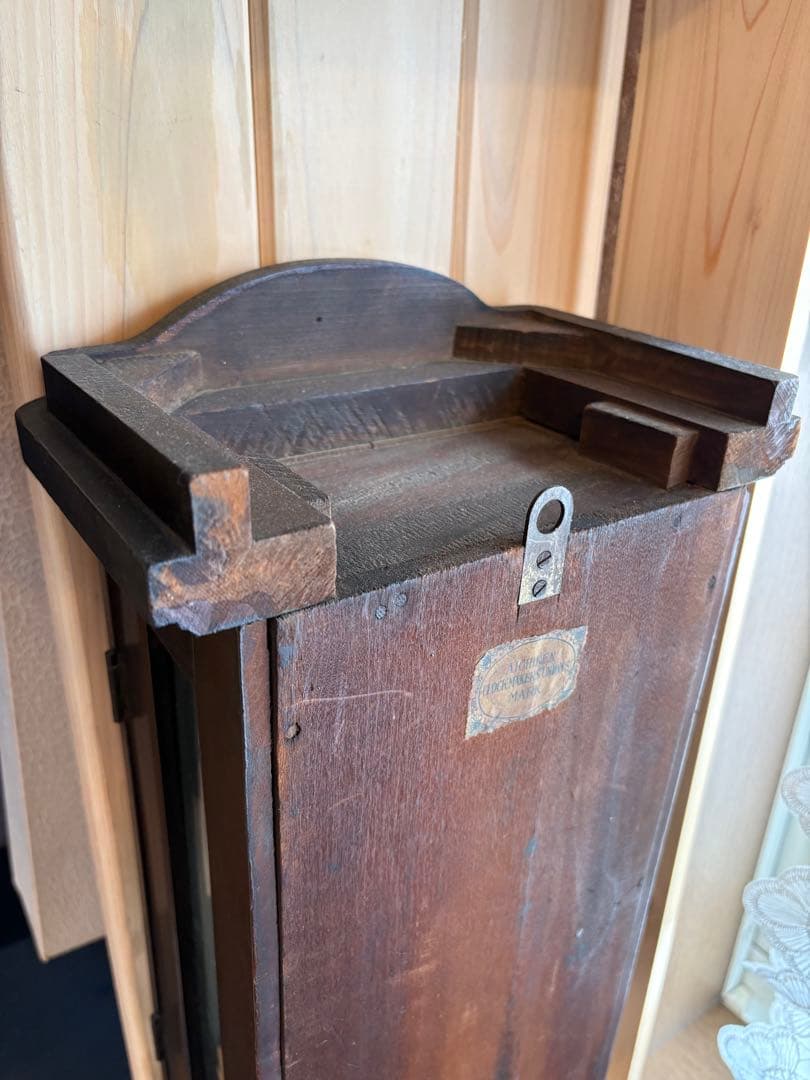 動作品・戦前の木製掛時計・ボンボン時計・愛知県時計製造同業組合