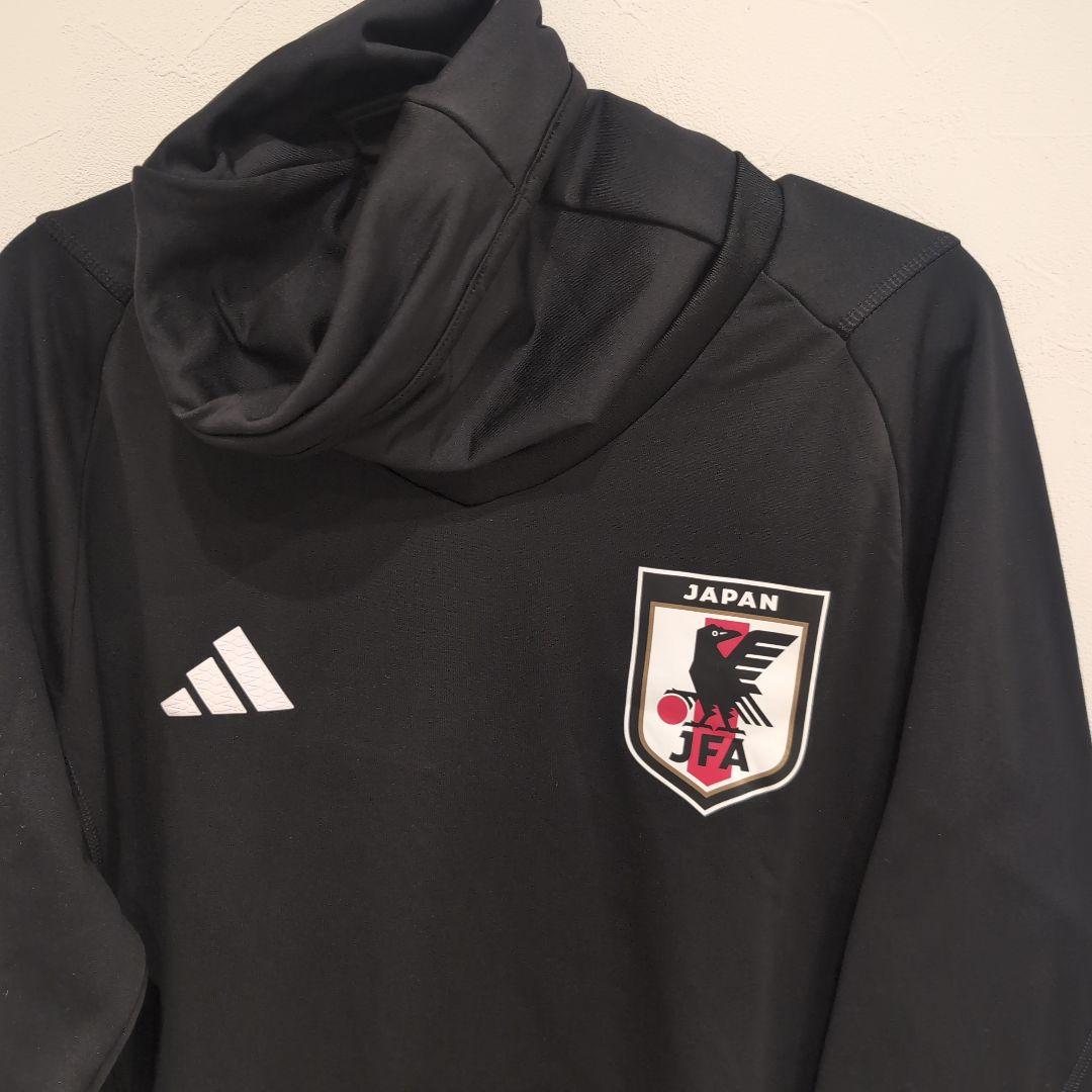 adidas 日本サッカー フード付きジャージ　Мサイズ