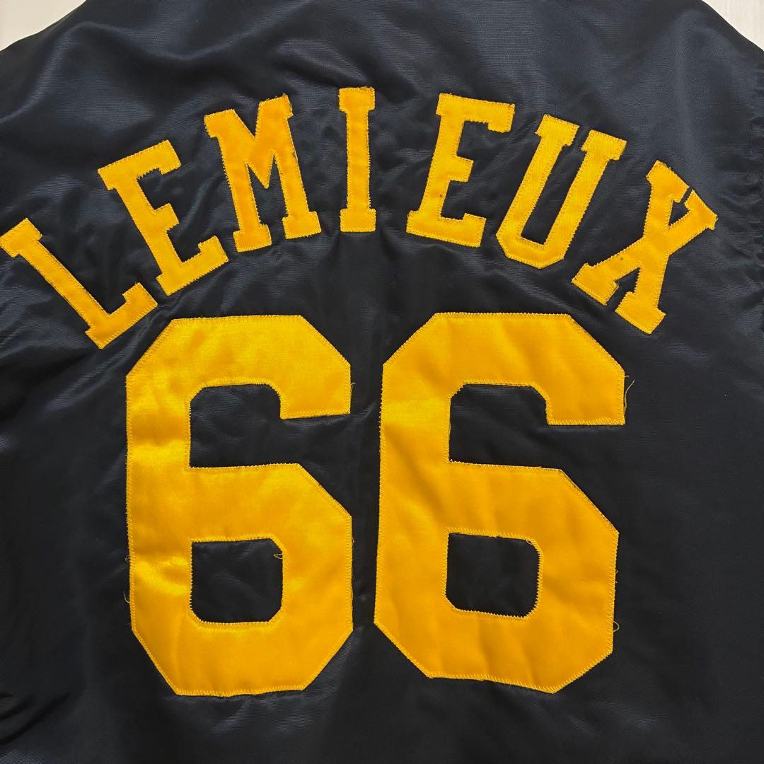 STARTER NHL ナイロンサテンスタジャン USA製 ペンギンズ