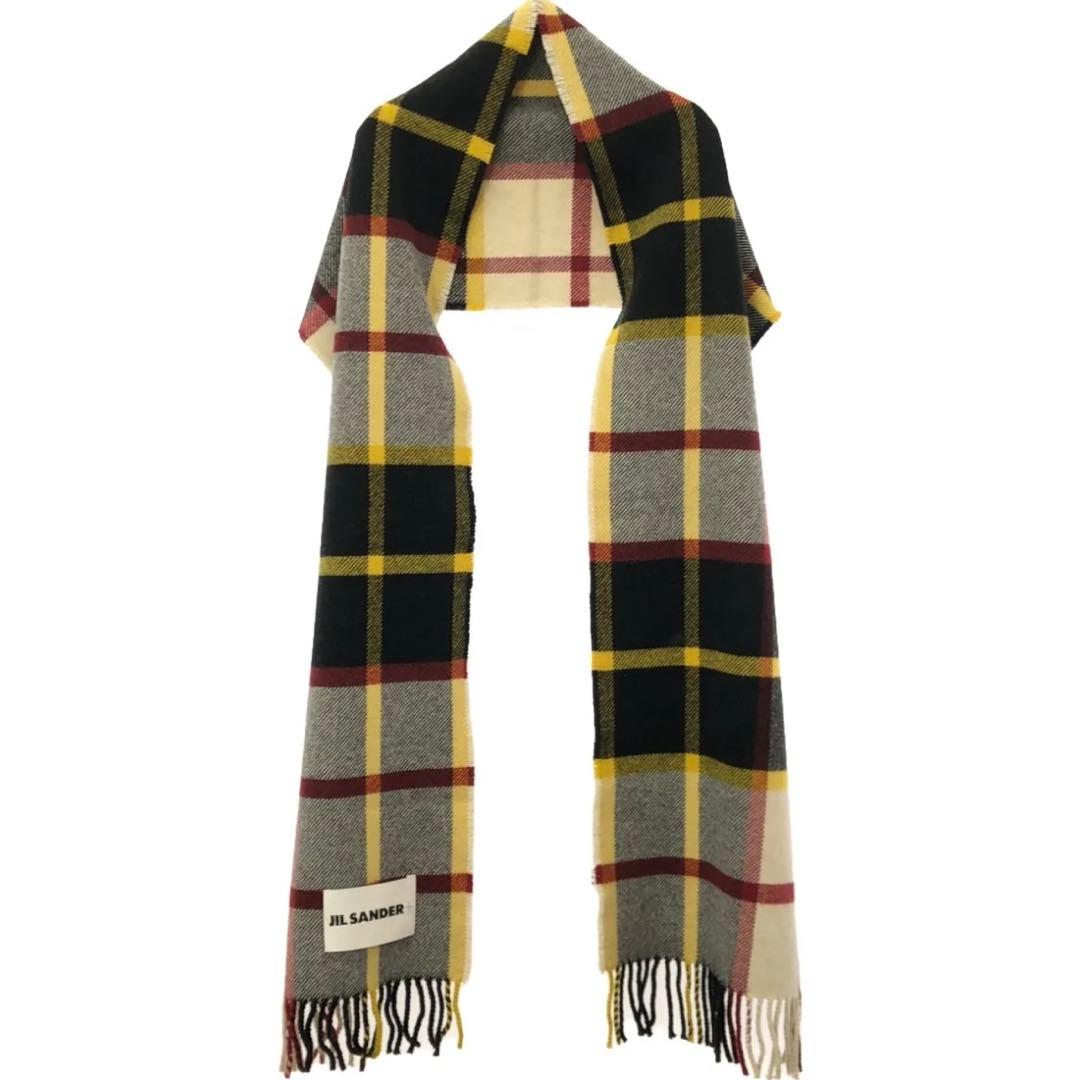 ジル サンダー 20AW チェックマフラー