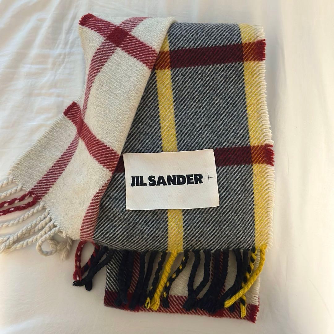 ジル サンダー 20AW チェックマフラー