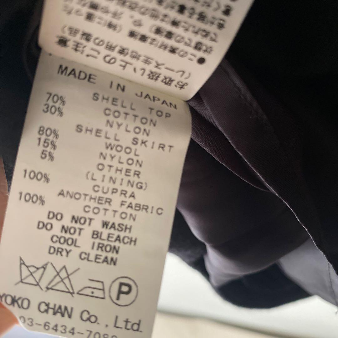 ち*ん様 美品 YOKO CHAN コクーンワンピース レースドレス 40 黒