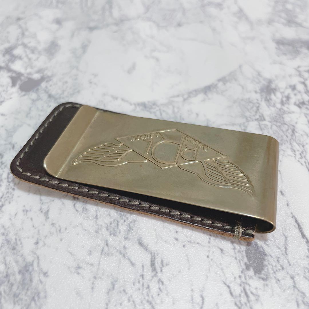 DOUBLE RL RRL ブラス マネークリップ ウイングロゴ