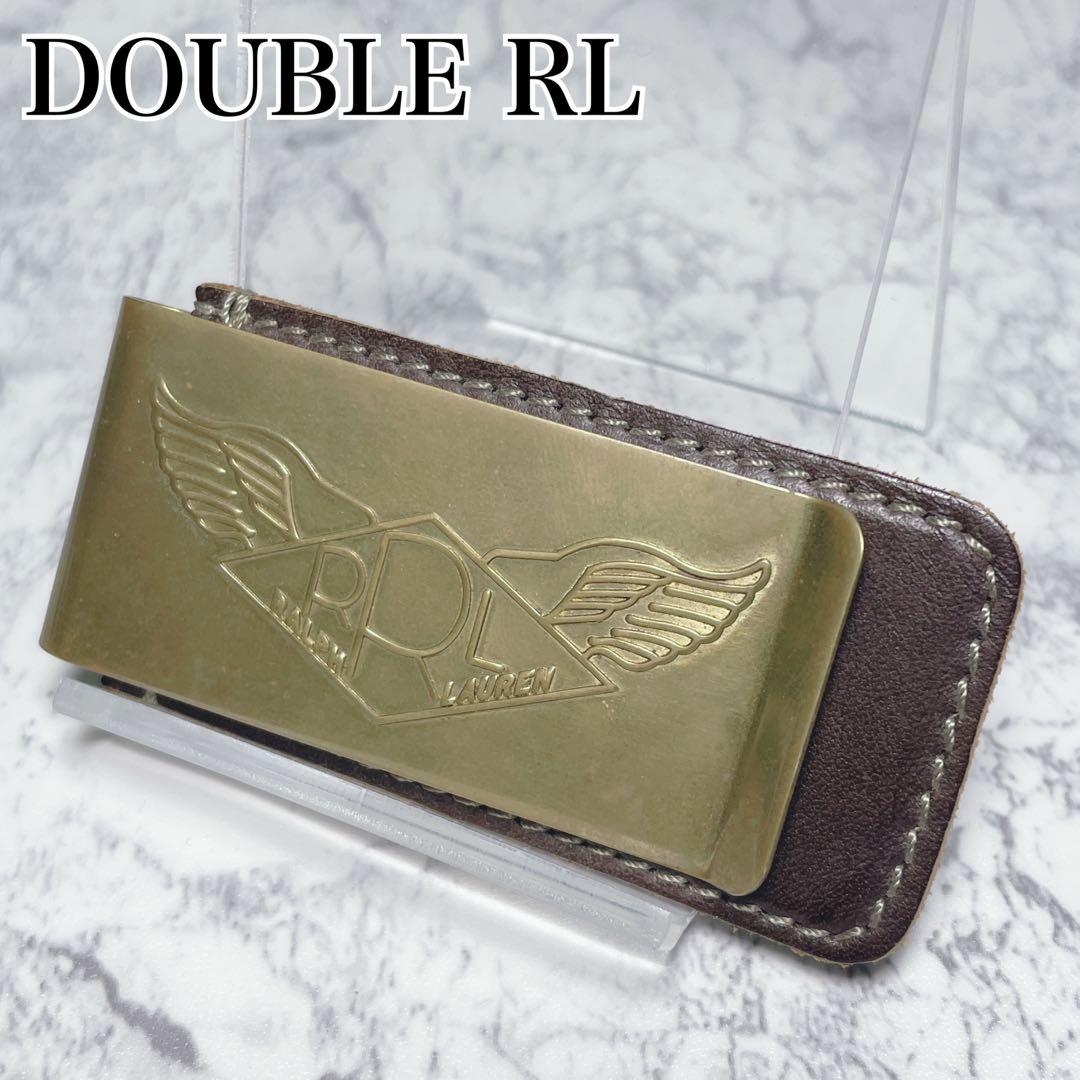 DOUBLE RL RRL ブラス マネークリップ ウイングロゴ