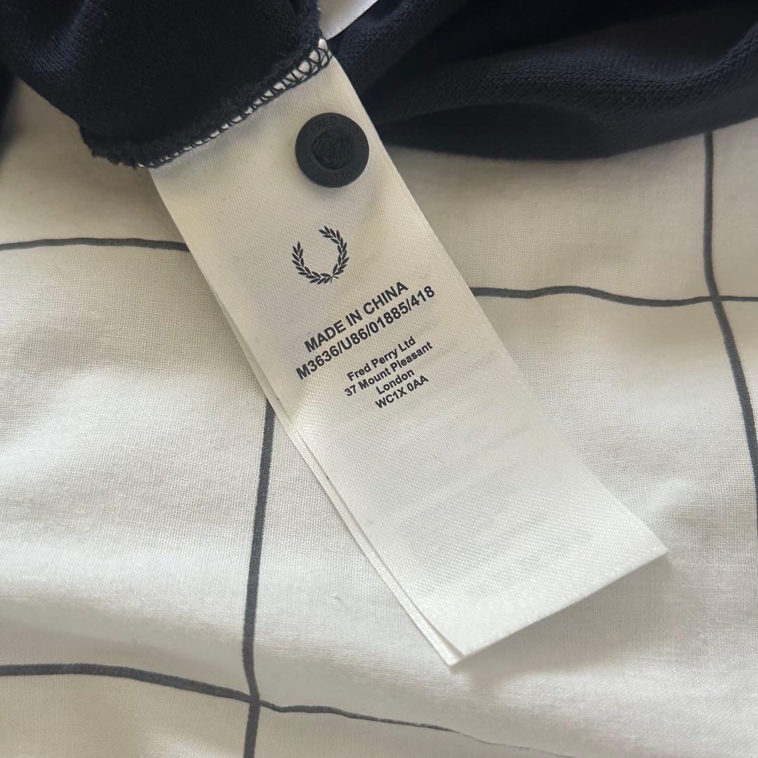 FREDPERRY ポロシャツ xs ネイビー