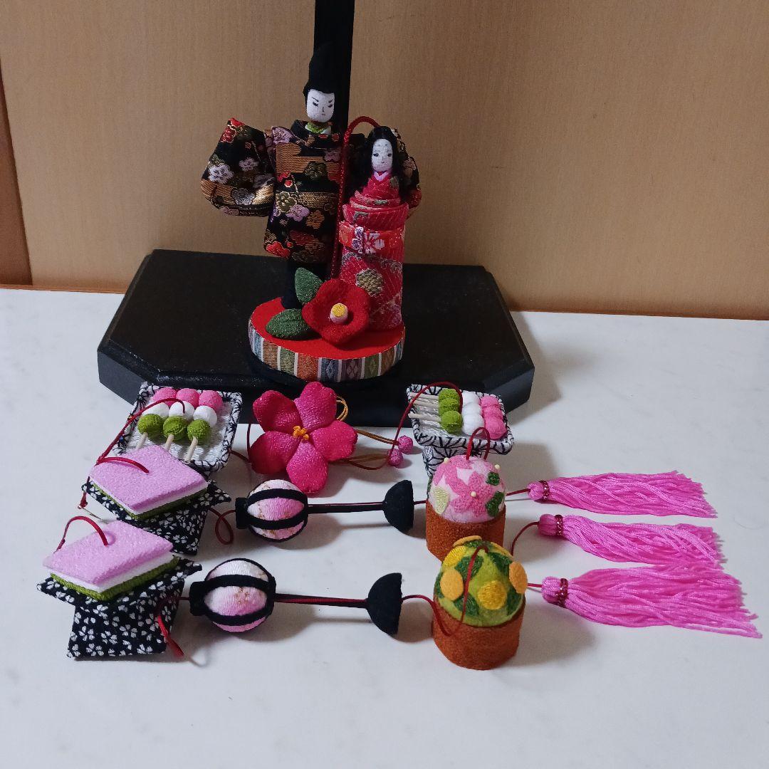 《マチャケ様ご予約》★ひなまつり吊るし飾り★ちりめん細工