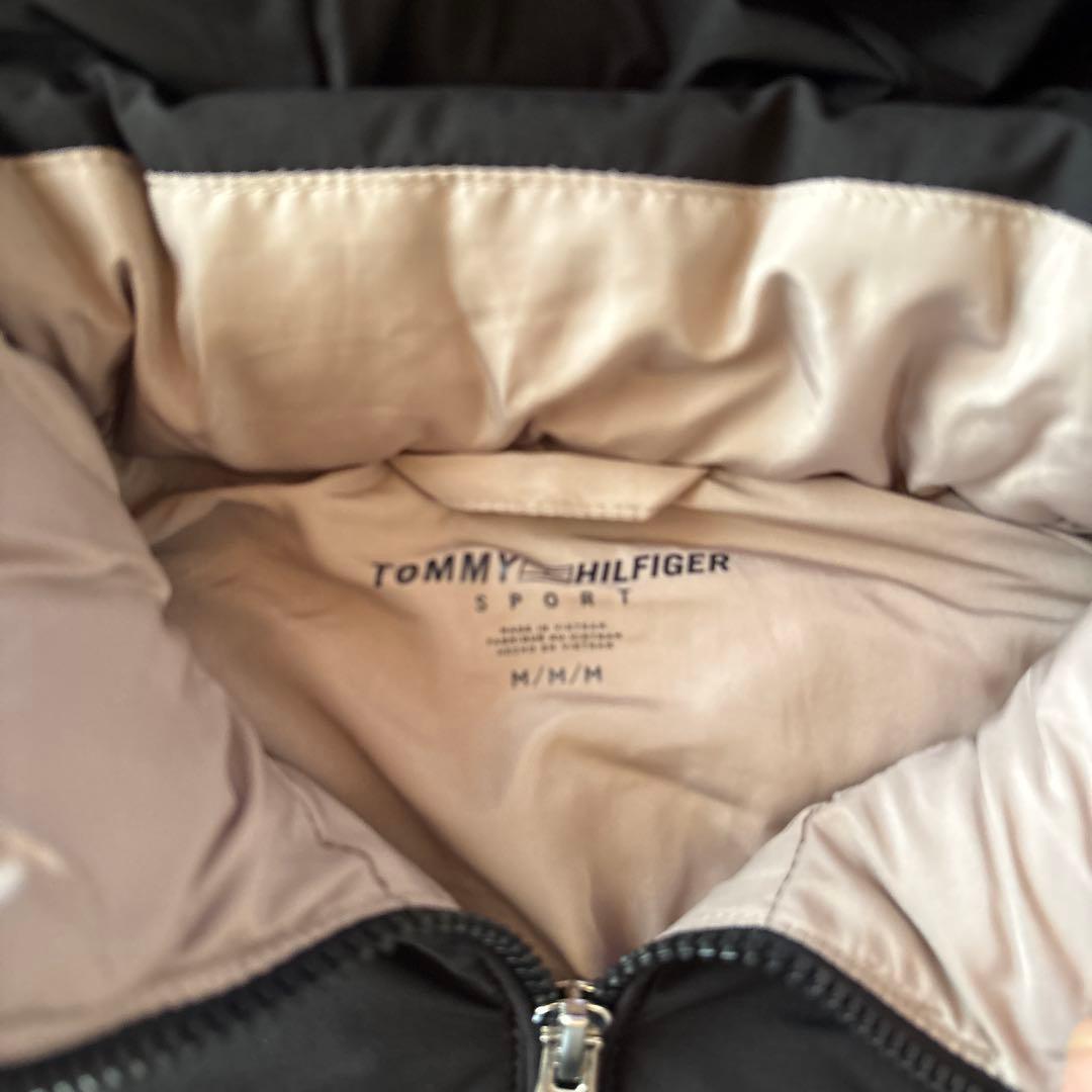 A285新品  ト中綿ベストフード付(M)レディース