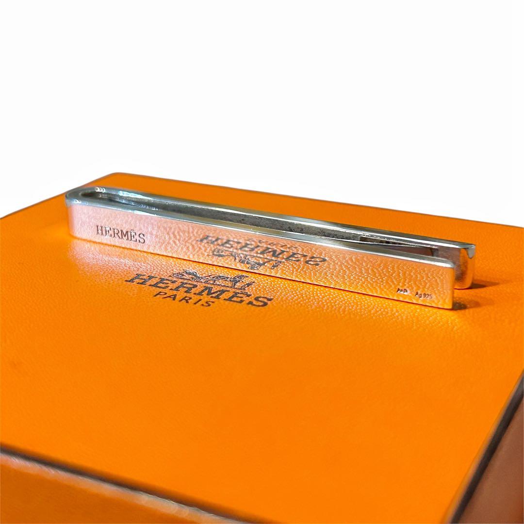 【超希少・美品】HERMES エブリン マネークリップ タイピン Ag925