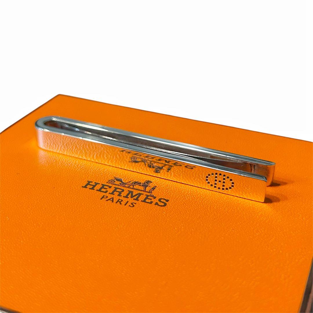 【超希少・美品】HERMES エブリン マネークリップ タイピン Ag925