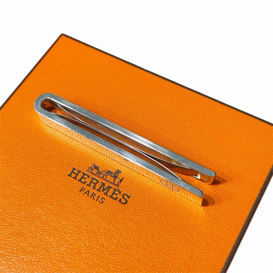 【超希少・美品】HERMES エブリン マネークリップ タイピン Ag925