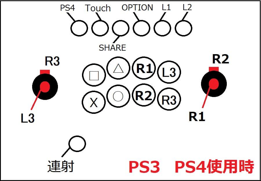 メタルホーク マルチアケコン黒 ツインレバー ジョイスティック アケアカ対応