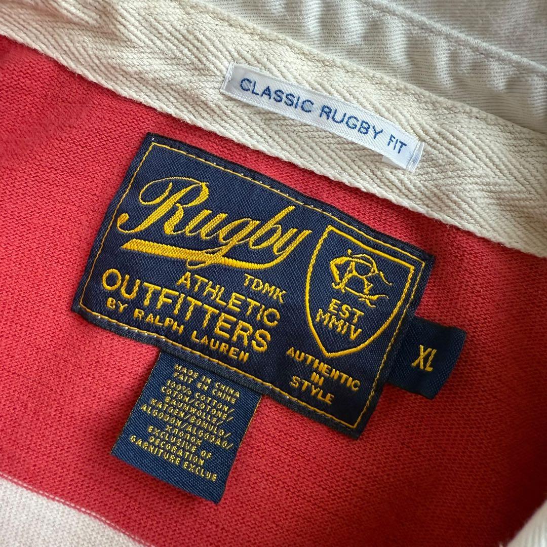 ラグビー ビンテージ 00s ポロラルフローレン ボーダー ラガーシャツ USA