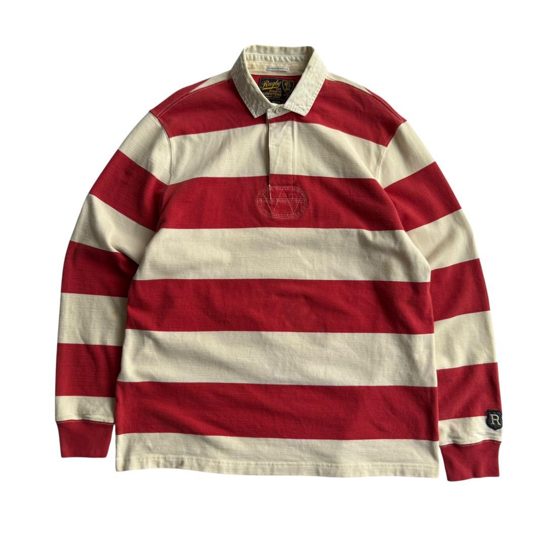 ラグビー ビンテージ 00s ポロラルフローレン ボーダー ラガーシャツ USA