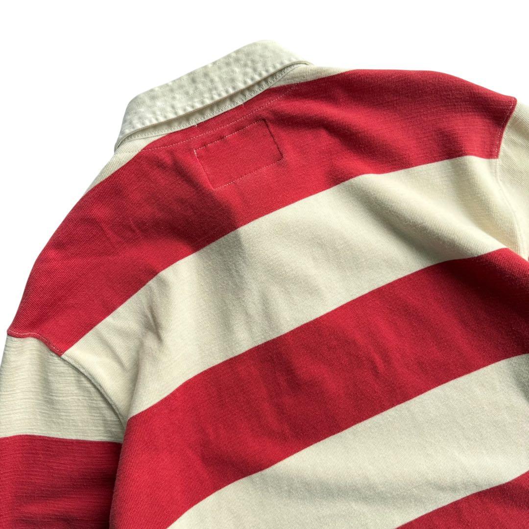 ラグビー ビンテージ 00s ポロラルフローレン ボーダー ラガーシャツ USA