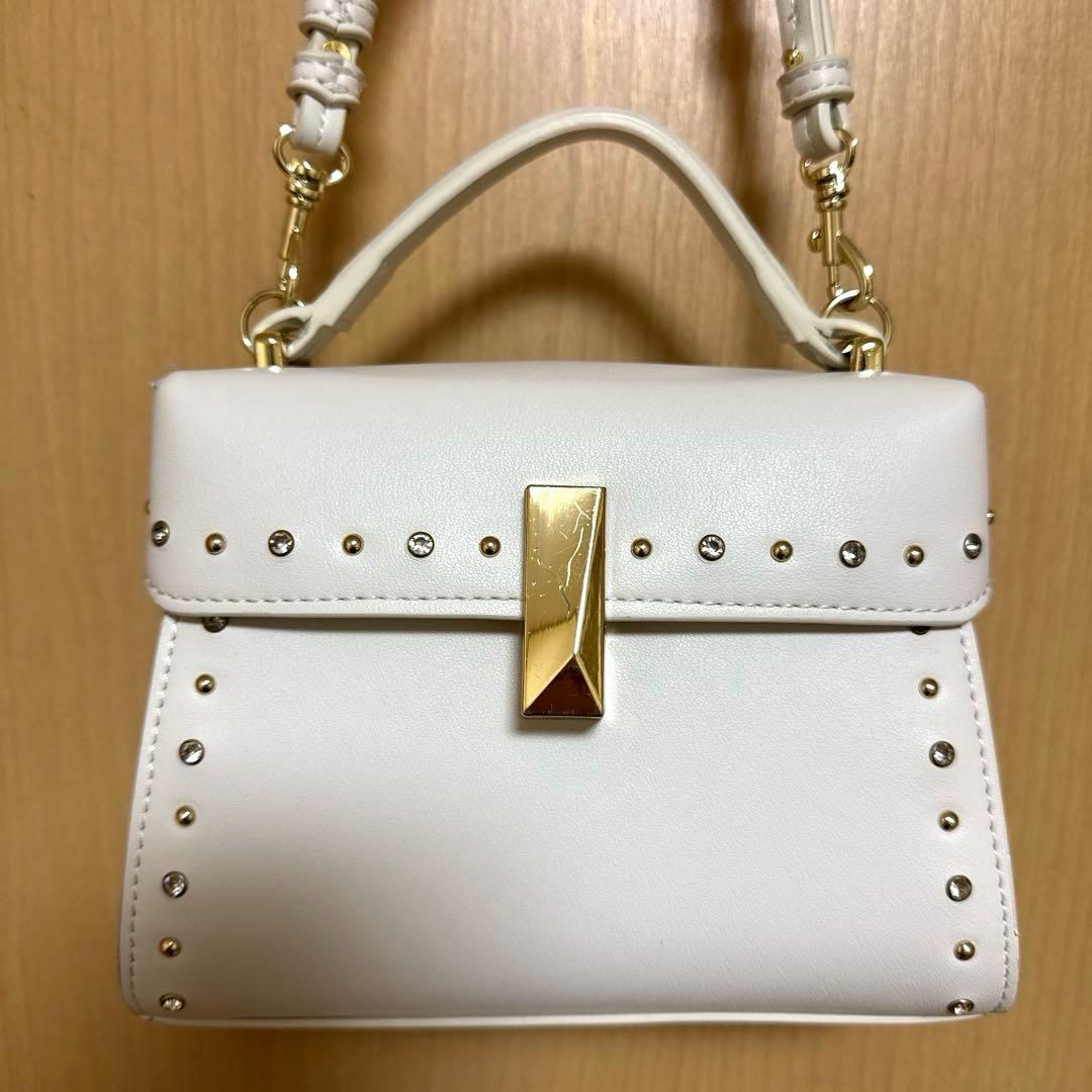 CELFORミニショルダーバッグ アイボリー