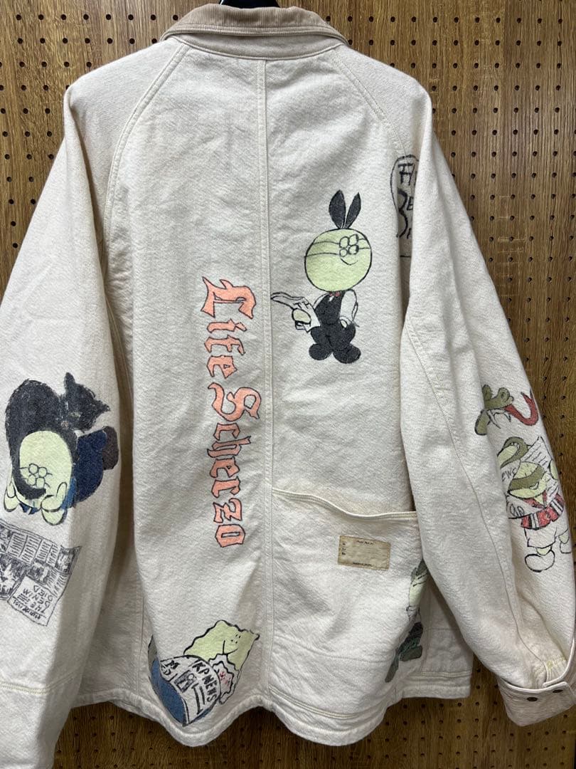 kapital エイジングメモリアルペイントカバーオール　新品