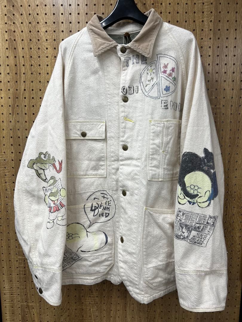 kapital エイジングメモリアルペイントカバーオール　新品