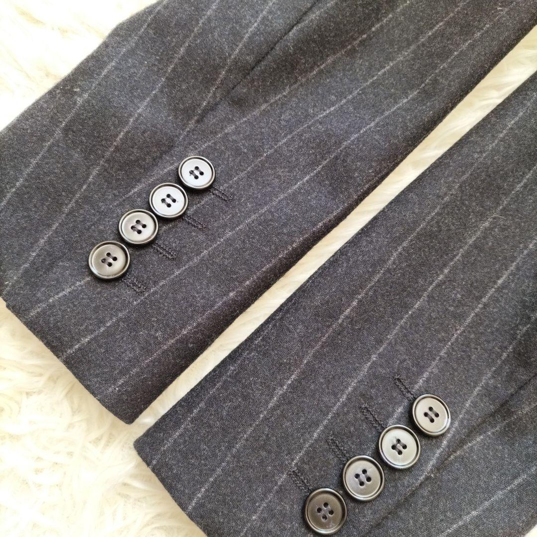 白タグ✨マックスマーラ カシミヤ混 テーラードジャケット ブレザー ネイビー