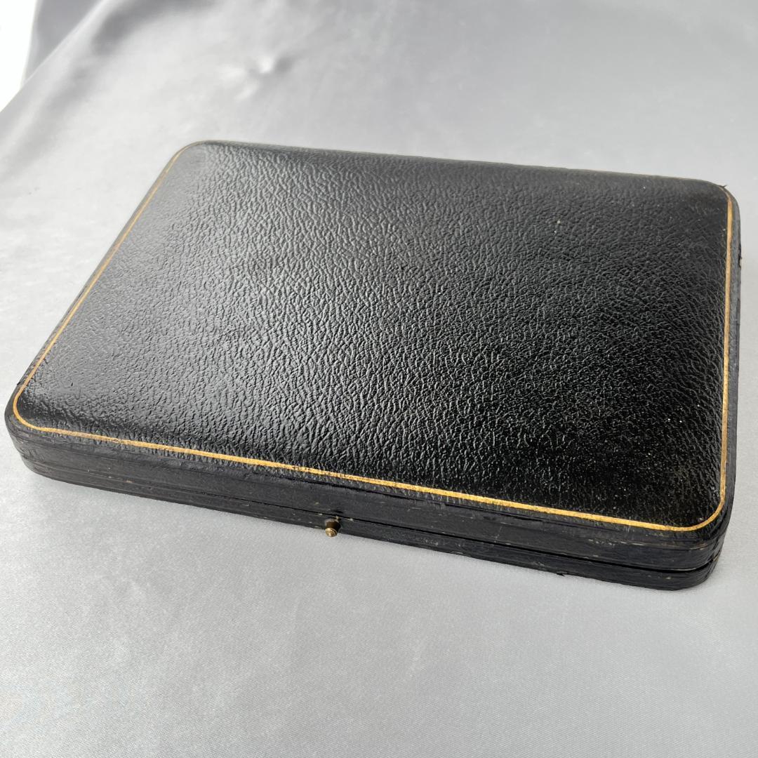 【C H Davis】 【純銀ハンドル】ティーナイフ 6本 ケース 1902年