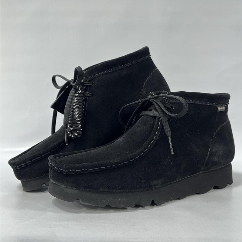 クラークス/ワラビー ブーツ ゴアテックス/ブラック/替え紐付き/UK6