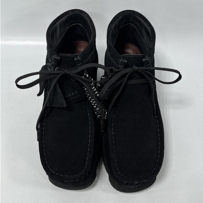 クラークス/ワラビー ブーツ ゴアテックス/ブラック/替え紐付き/UK6