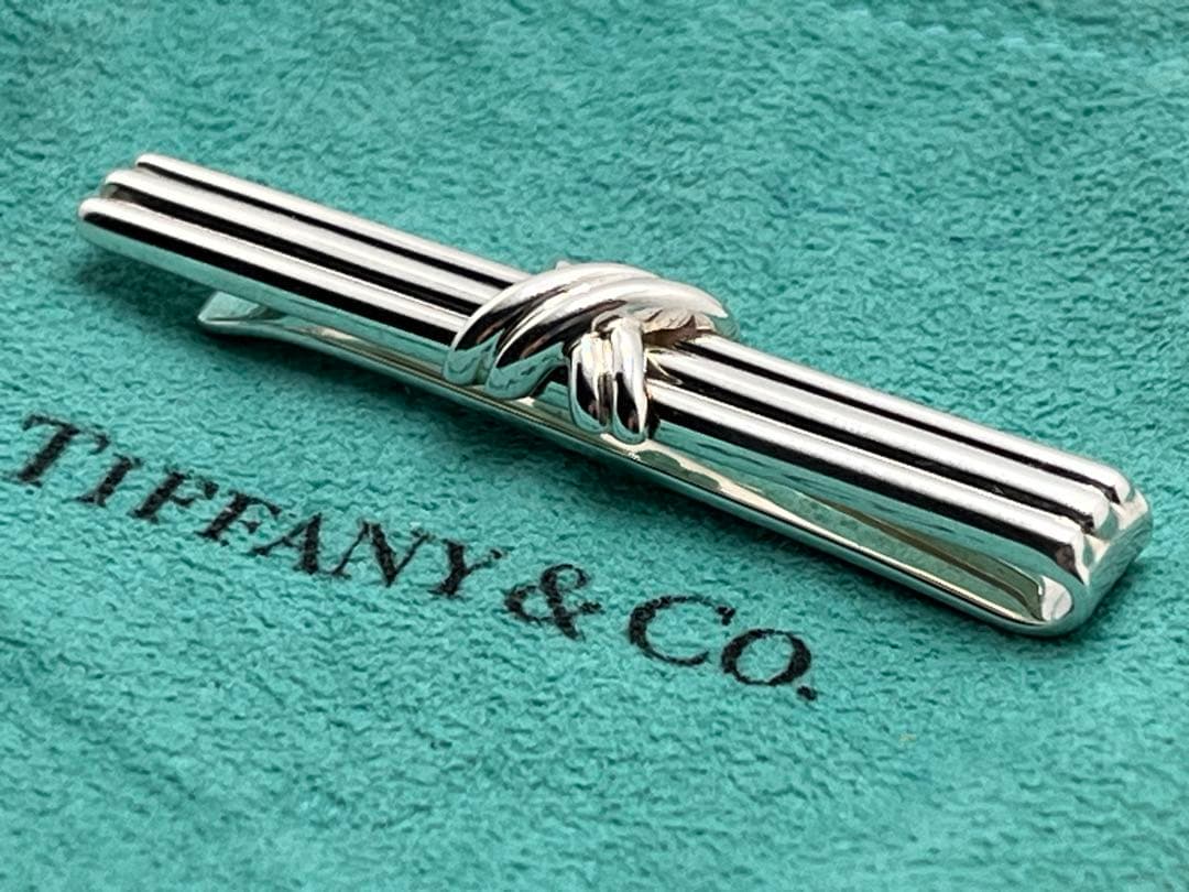 c365 美品　ティファニー　1992 シグネチャー　ネクタイピン　925