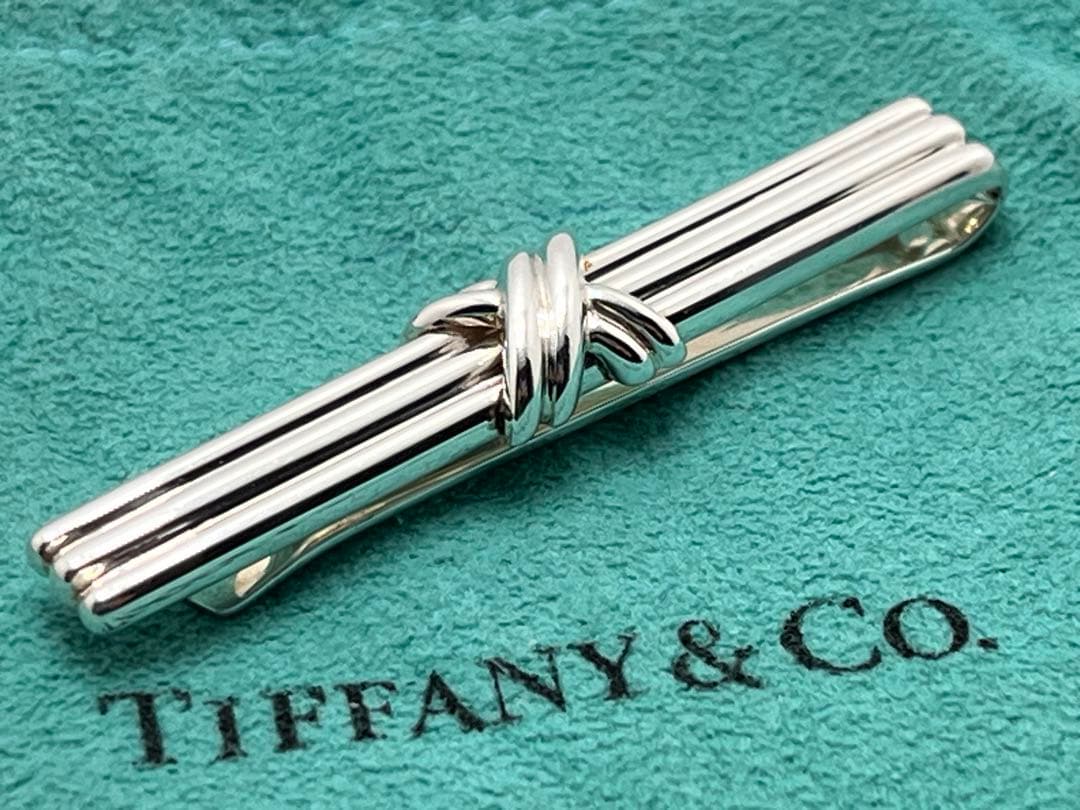 c365 美品　ティファニー　1992 シグネチャー　ネクタイピン　925
